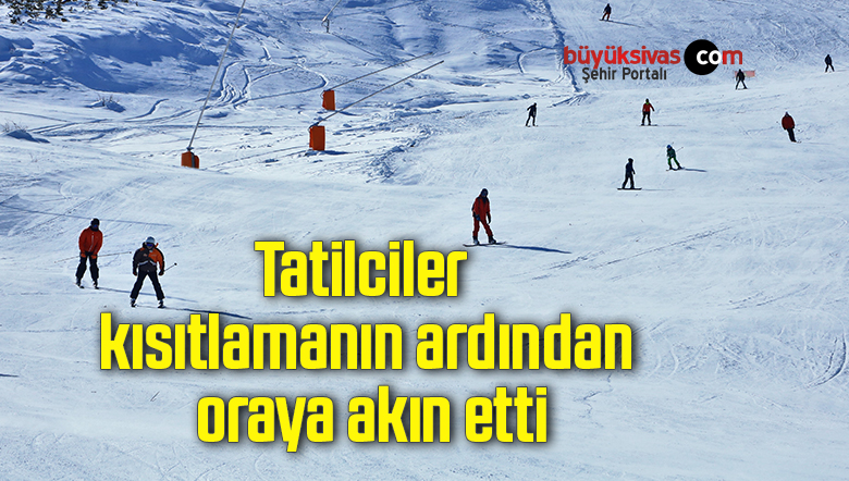 Tatilciler kısıtlamanın ardından oraya akın etti