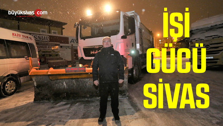 Sivas Belediyesi Yoğun Bir Şekilde Çalışmalarına Devam Ediyor