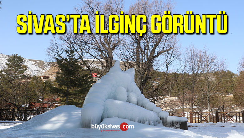 Önce Patladı Sonra Dondu, Ortaya İlginç Görüntüler Çıktı