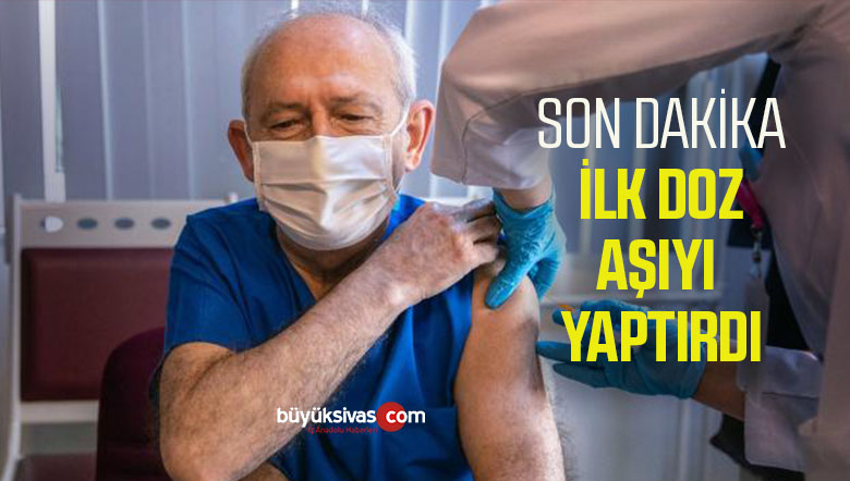 CHP Genel Başkanı Kemal Kılıçdaroğlu COVID-19 Aşısı Yaptırdı