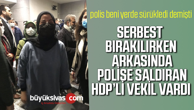 Polisin kendisini yerde sürüklediğini iddia eden öğrenciye HDP’li Hüda Kaya’dan destek