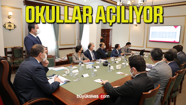 İlimiz Sivas’ta da Okullarda Yüz Yüze Eğitim 1 Mart 2021’de Başlıyor