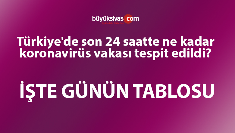 Türkiye’de son 24 saatte 7.590 koronavirüs vakası tespit edildi