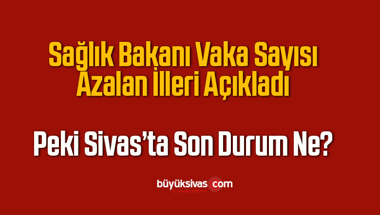 Bakan Koca Vaka Sayısı Azalan İlleri Açıkladı, Sivas’ta Son Durum Ne?