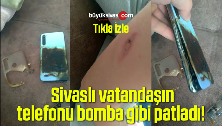 Sivaslı vatandaşın yastığının altında telefonu bomba gibi patladı!