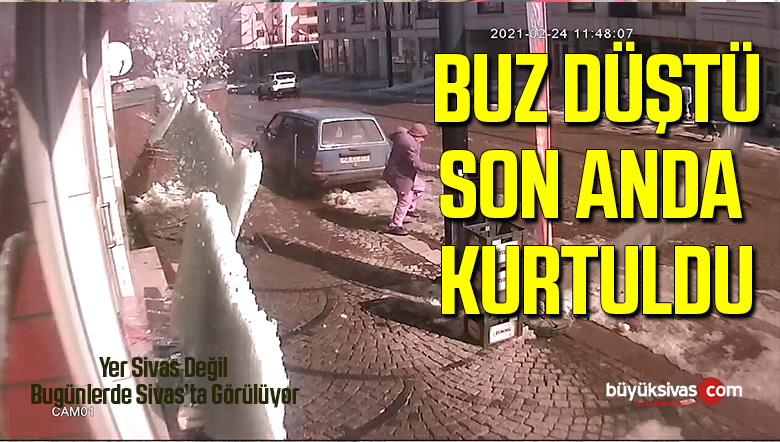 buz düşüyor