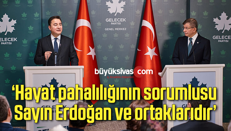 Deva Partisi Genel Başkanı Babacan’dan Gelecek Partisine ziyaret