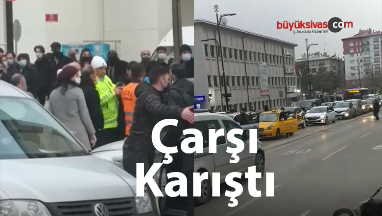 İstasyon Caddesi’nde önce kaza sonra kavga