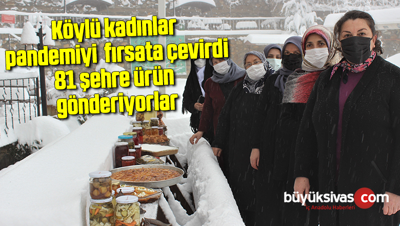 Köylü kadınlar pandemiyi fırsata çevirdi, 81 şehre ürün gönderiyorlar