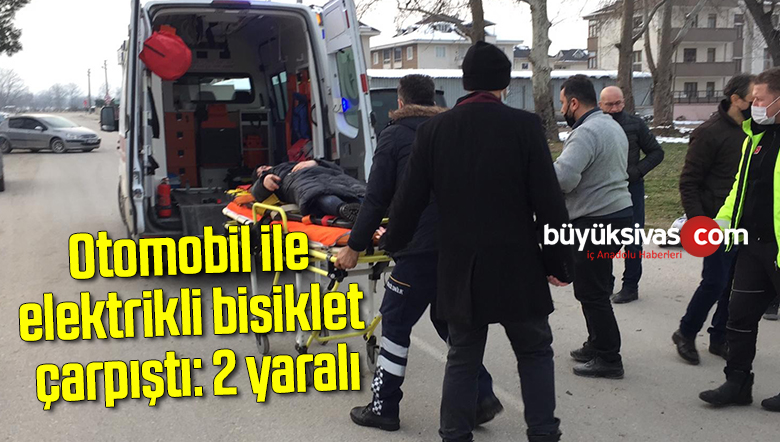 Otomobil ile elektrikli bisiklet çarpıştı: 2 yaralı