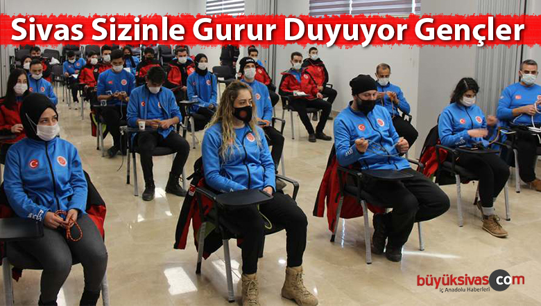 Sivas’ta gönüllü sayısı giderek artıyor! Helal size gençler