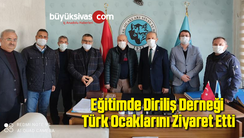 Eğitimde Diriliş Derneği Türk Ocaklarını Ziyaret Etti
