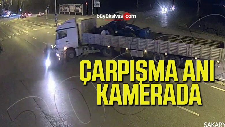 Tırla Otomobilin Çarpışması KGYS’ye Yansıdı