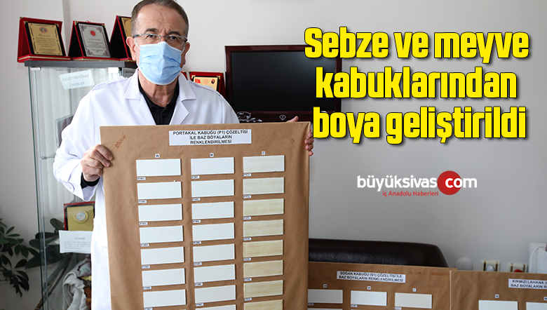 Sebze ve meyve kabuklarından boya geliştirildi