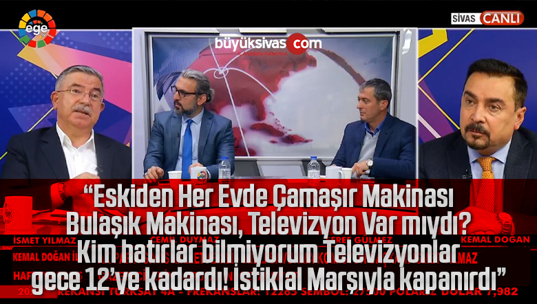 Bakan İsmet Yılmaz “Eskiden Her Evde Çamaşır Makinası Bulaşık Makinası, Televizyon Var mıydı?”