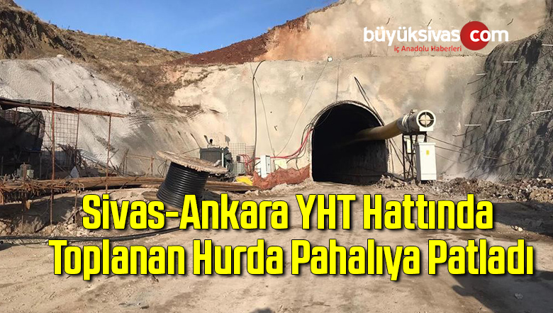 Sivas-Ankara YHT Hattında Toplanan Hurda Pahalıya Patladı