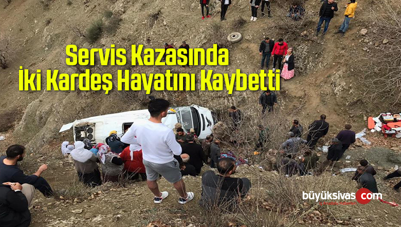 Okul Servisi Kazasında 2 Kardeş Hayatını Kaybetti