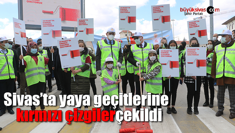 Sivas’ta yaya geçitlerine kırmızı çizgiler çekildi