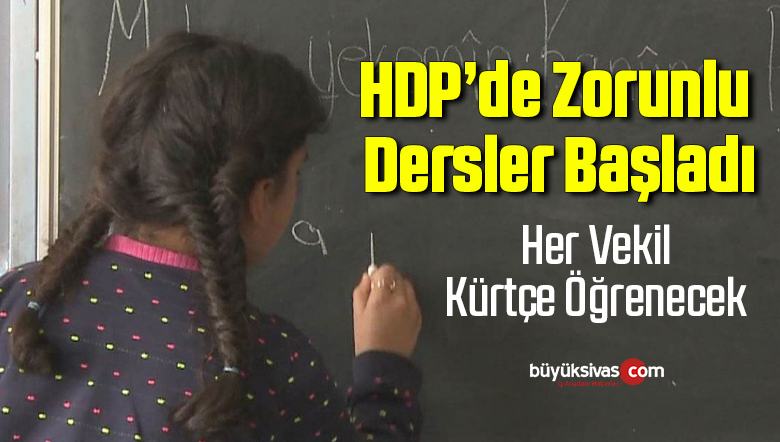 HDP Kürtçe’nin resmi dil olması için komisyon kurdu