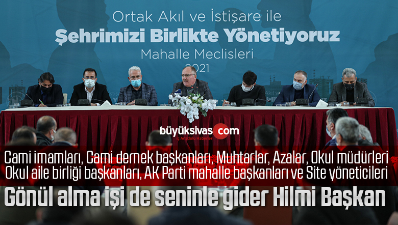 Sivas Belediyesi Mahalle Meclisi Toplantıları Başlattı