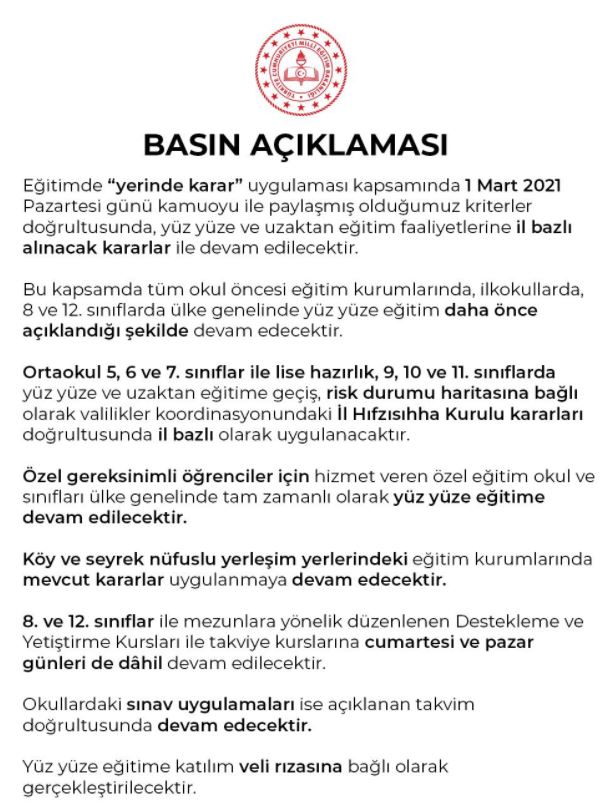 Sivas’ta lise sınavları ne zaman yapılacak? Ortaokul 5,6,7,8 sınıf sınav tarihleri