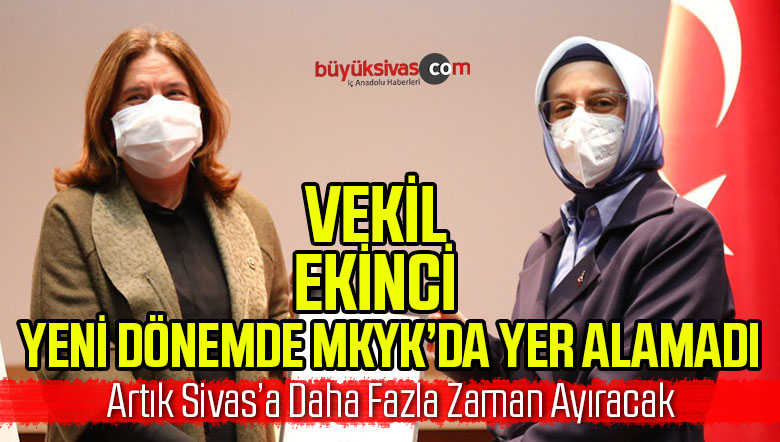AK Parti Sivas Milletvekili Semiha Ekinci Yeni Dönemde MKYK’da Yer Alamadı