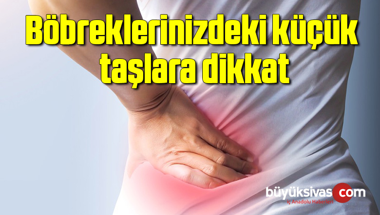 Böbreklerinizdeki küçük taşlara dikkat