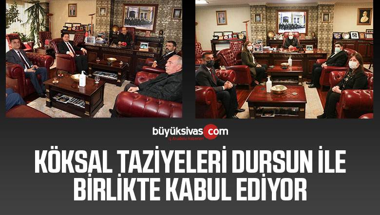 Başkan Beşir Köksal’a Taziye Ziyaretleri Devam Ediyor!