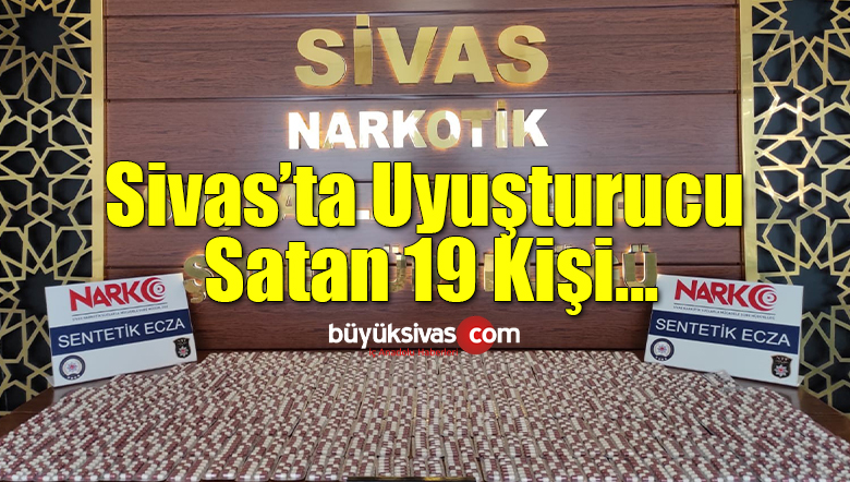 Uyuşturucu suçlaması ile 19 kişiye işlem yapıldı, 22 bin TL para cezası kesildi
