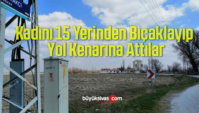 Kadını 15 Yerinden Bıçaklayıp Yol Kenarına Attılar