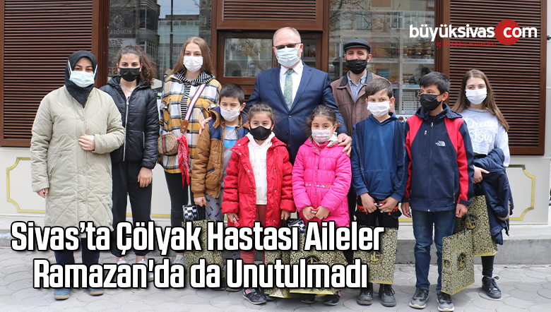 Çölyak hastası aileler Ramazan’da da unutulmadı