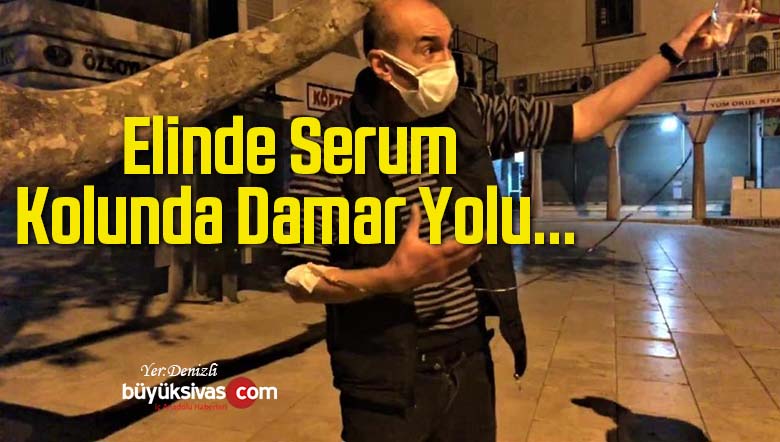 Elinde Serum, Kolunda Damar Yoluyla Hastaneden Kaçtı