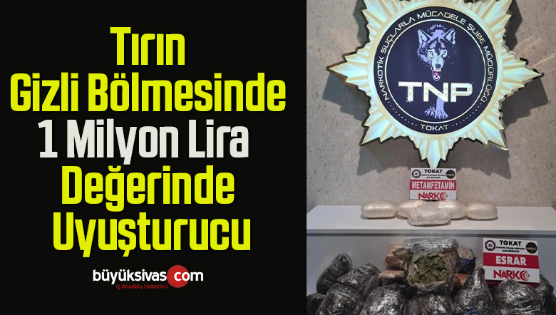 Tırın Gizli Bölmesinde 1 Milyon Lira Değerinde Uyuşturucu