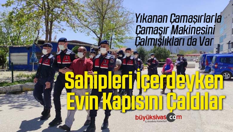 Sahipleri İçerdeyken Evin Kapısını Çalan Hırsız ve Ortağı Tutuklandı