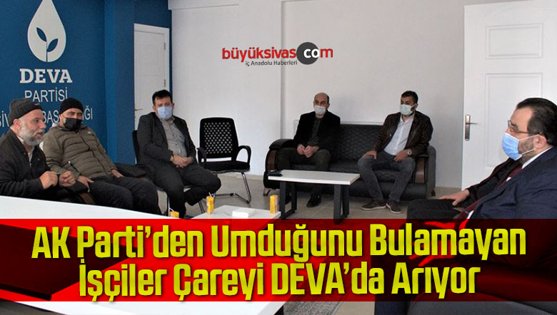 Demir Çelik Fabrikası Mağdurlarından Deva Partisine Ziyaret