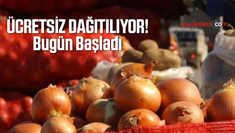 Sivas’ta üreticilerden patates ve kuru soğan alımına başlandı