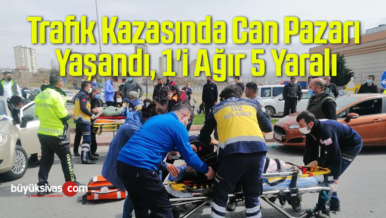 Trafik Kazasında Can Pazarı Yaşandı, 1’i Ağır 5 Yaralı
