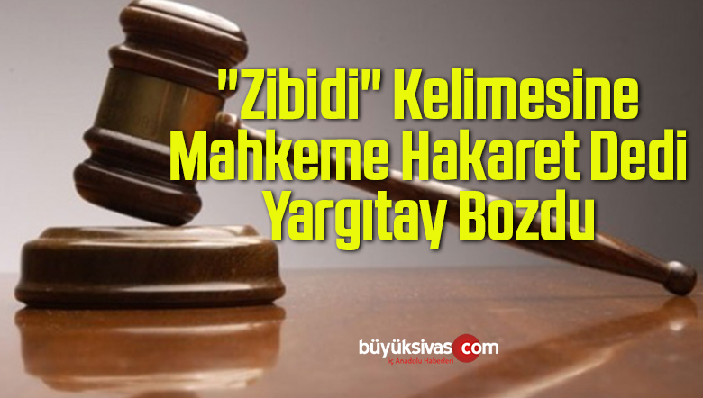 “Zibidi” Kelimesine Mahkeme Hakaret Dedi Yargıtay Bozdu