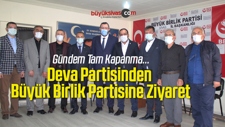 Deva Partisinden Büyük Birlik Partisine Ziyaret