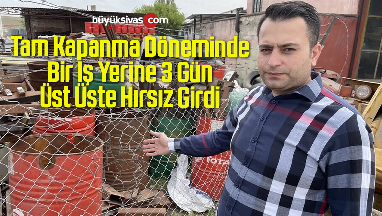 Tam Kapanma Döneminde Bir İş Yerine 3 Gün Üst Üste Hırsız Girdi