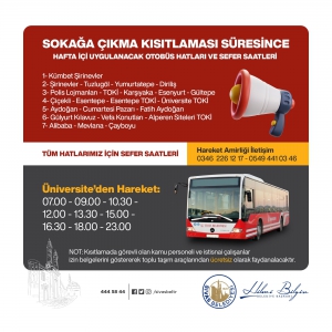 Sivas’ta otobüs hatları ve sefer saatleri değişti!