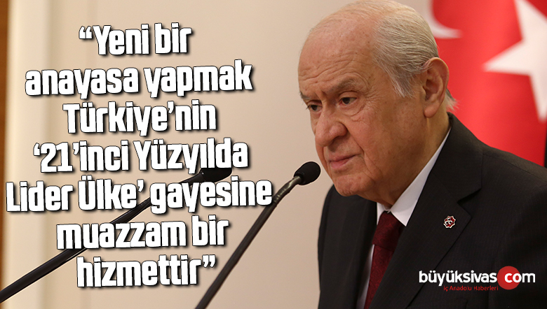 Bahçeli: 100 maddelik anayasa çalışmamız hazır
