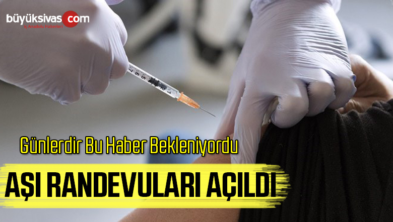 40 yaş üzeri tüm öğretmenlerimiz aşı randevuları açıldı