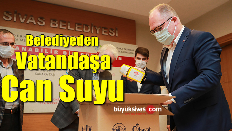 Belediyeden vatandaşa can suyu