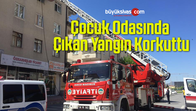 çocuk odasında