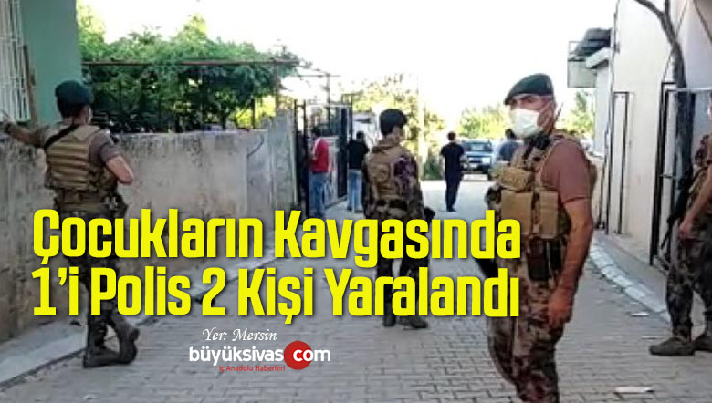 Çocukların Kavgasında 1’i Polis 2 Kişi Yaralandı