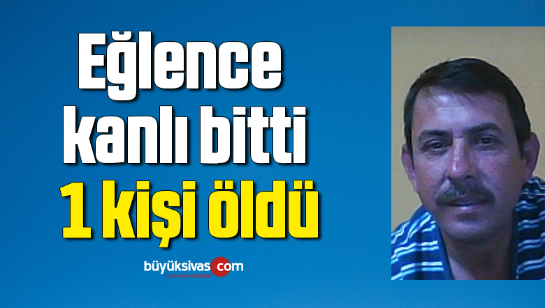 Eğlenmek için bir araya gelen grup arasında çıkan kavgada 1 kişi öldü