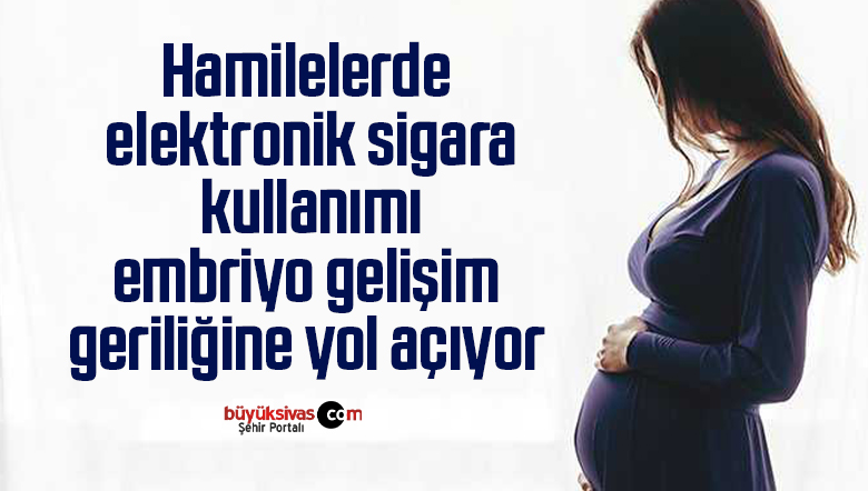 Hamilelerde elektronik sigara kullanımı embriyo gelişim geriliğine yol açıyor