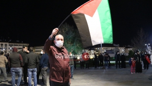 Sivas halkı Filistin için sokaklarda