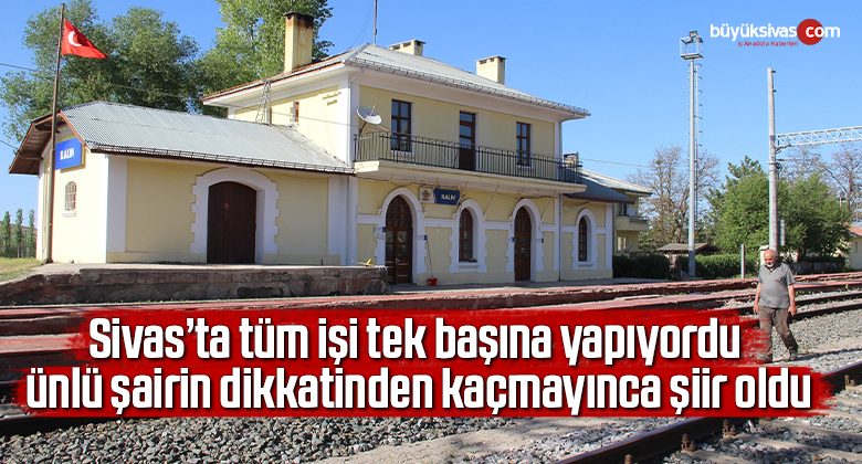 Tüm işi tek başına yapıyordu, ünlü şairin dikkatinden kaçmayınca şiir oldu